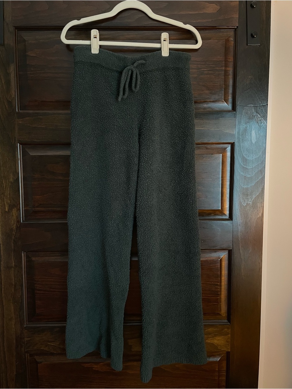 Aerie Dark Green Sherpa Lounge Pants